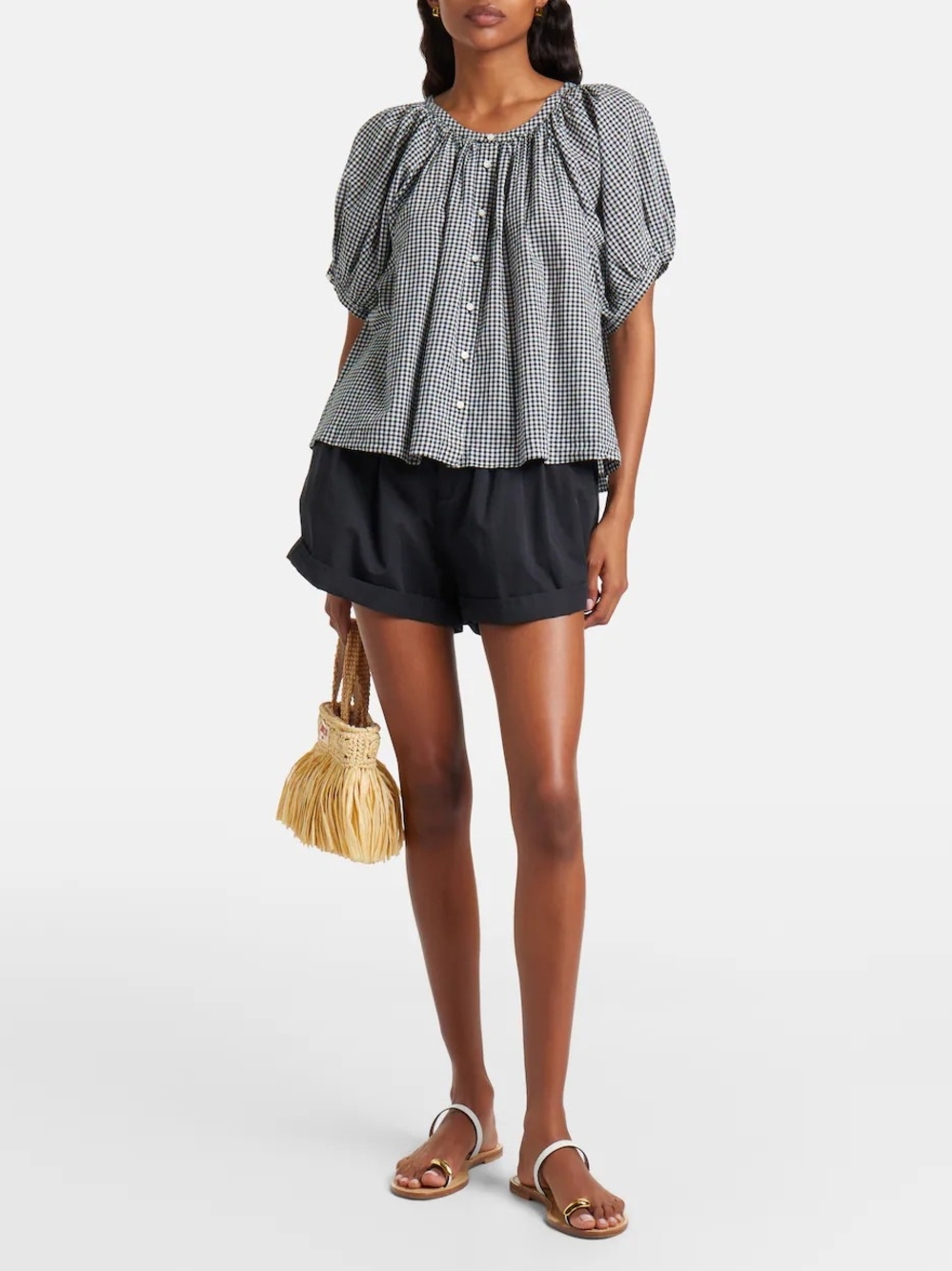 Doen June Top M Cottagecore Coastal Grandmother Preppy Feminine NWT